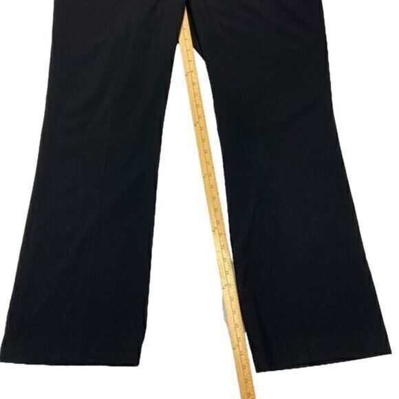 Tahari Pants Women 16 Black High Waisted Straight Leg Officecore Dress Pants NWT - Picture 11 of 14